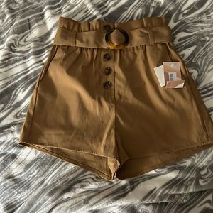 Brand new shorts from a petite clothing website- short story